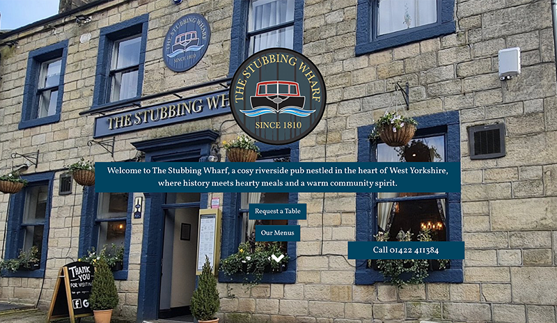 Pub Websites Booking System